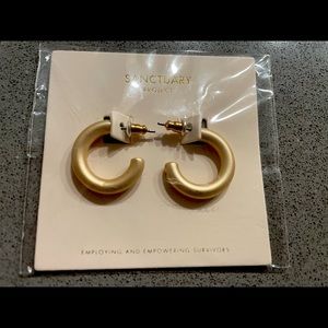 Sanctuary hoop earrings
